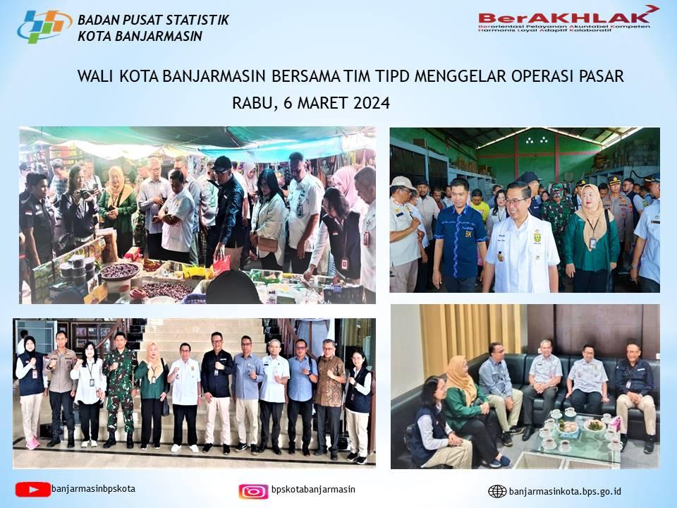  The Mayor of Banjarmasin Carries Out Market Operations with The TIPD Team