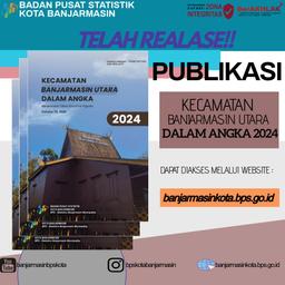 Release Publikasi Kecamatan Banjarmasin Utara Dalam Angka 2024