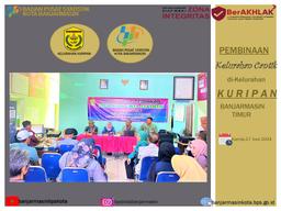 Pembinaan Kelurahan Cantik 2024 di Kelurahan Kuripan  Banjarmasin Timur