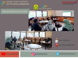 Rapat Koordinasi Forum Satu Data Indonesia di Bappedalitbang Pemko Banjarmasin