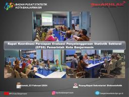 Rapat Koordinasi Persiapan Evaluasi  (EPSS) Pemerintah Kota Banjarmasin