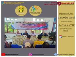 Pembinaan Kelurahan Cantik 2024 di Kelurahan Banua Anyar Banjarmasin Timur