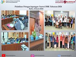 The Training of IMK Yearly of BPS Banjarmasin City