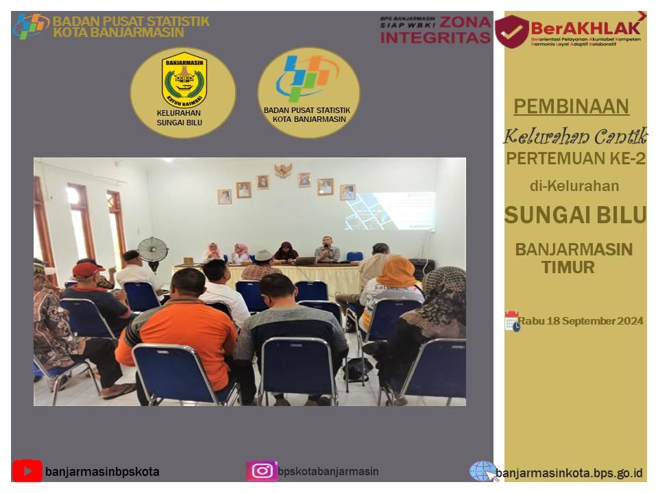 The 2nd Meeting Kelurahan Cantik Development 2024 in Sungai Bilu Village