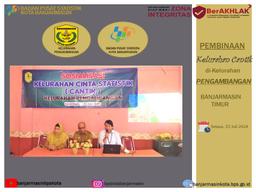 Pembinaan Kelurahan Cantik 2024 di Kelurahan Pengambangan Banjarmasin Timur